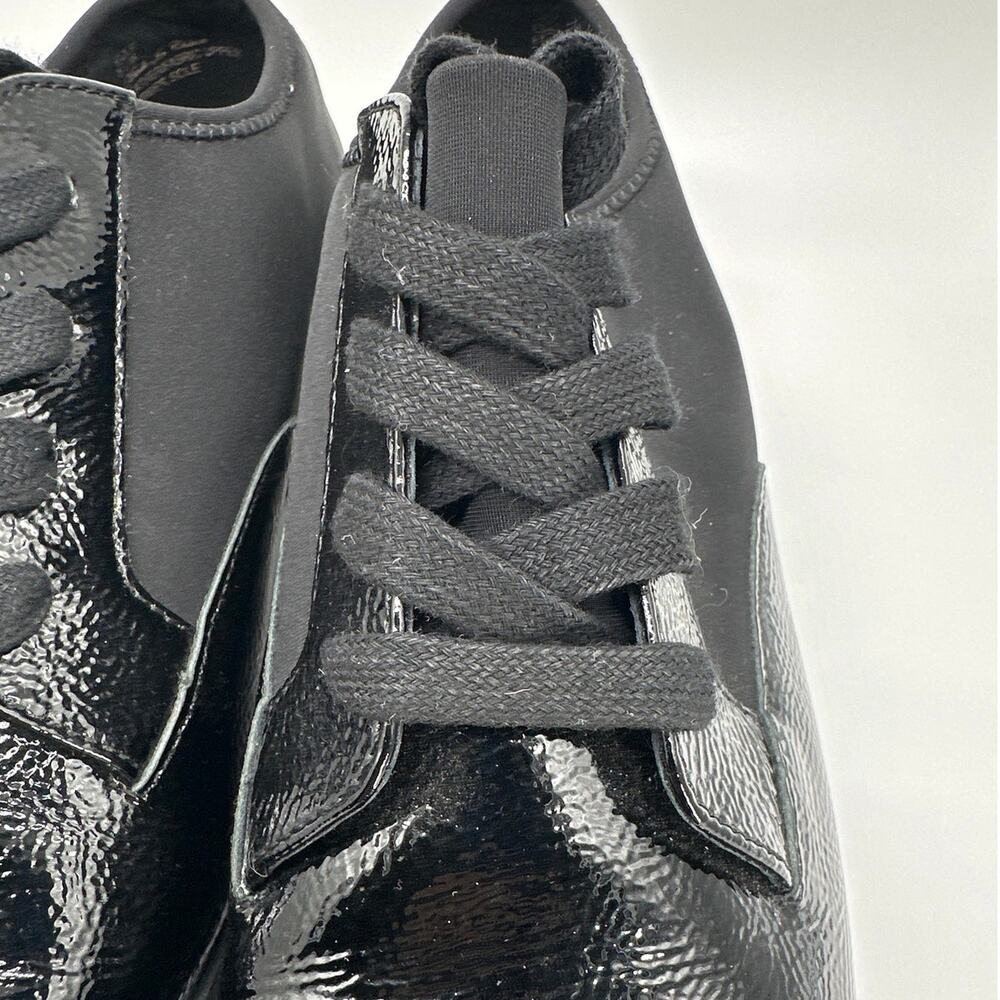 Donald Pliner Elee Lug Sole Platform Oxford Shoes Lace Up Black Leather Sz 8.5 - Picture 6 of 12